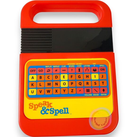 Speak & Spell Electronic Learning Game by Kahootz Retro 80s Toy Tested & Working - Picture 1 of 6